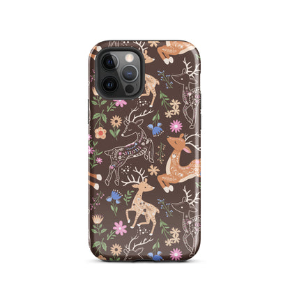 Deer Meadow iPhone Case iPhone 12 Pro Glossy