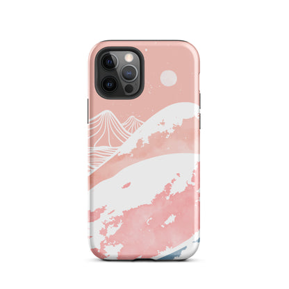 Pink Winter Night iPhone Case iPhone 12 Pro Glossy
