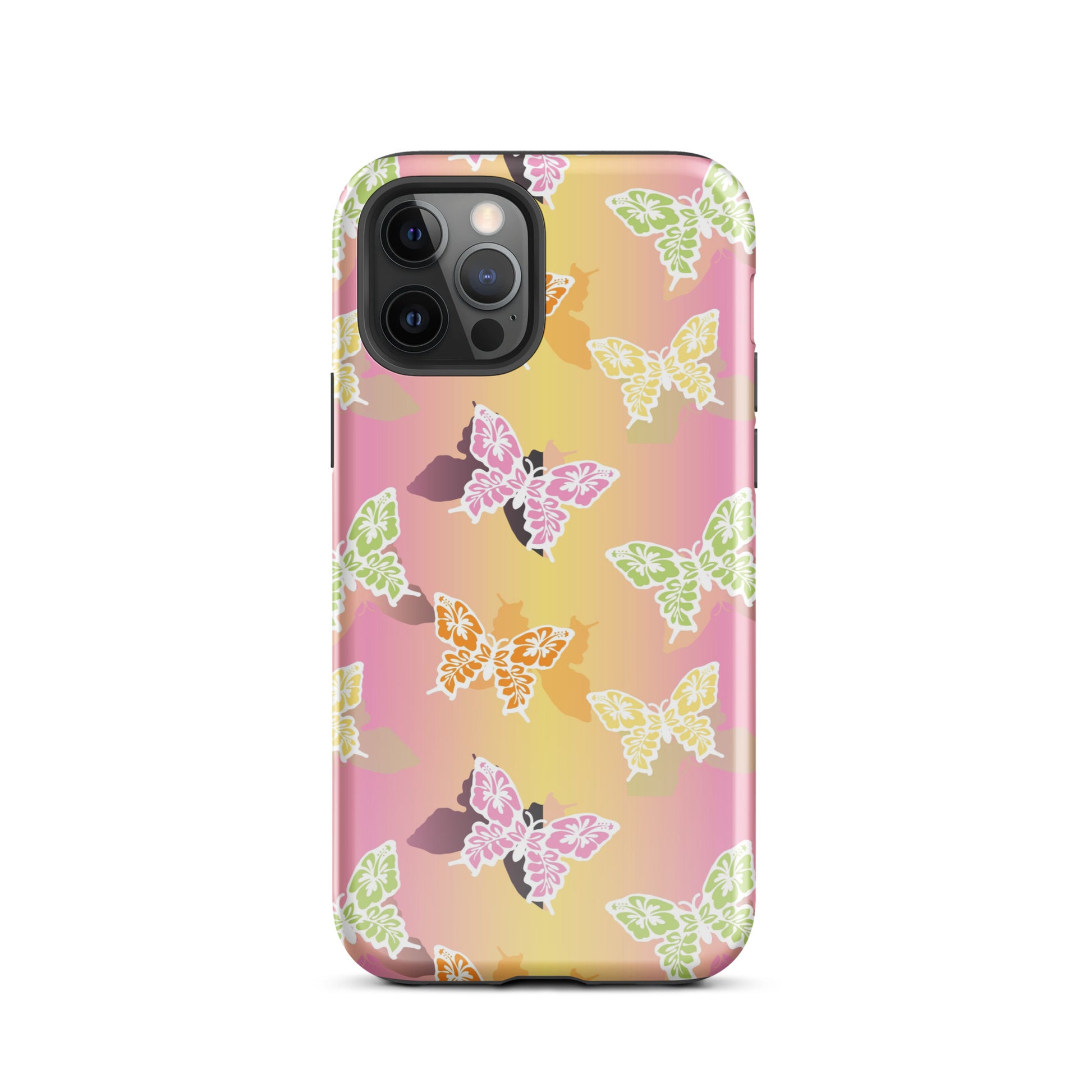 Butterfly Gradient iPhone Case Glossy iPhone 12 Pro