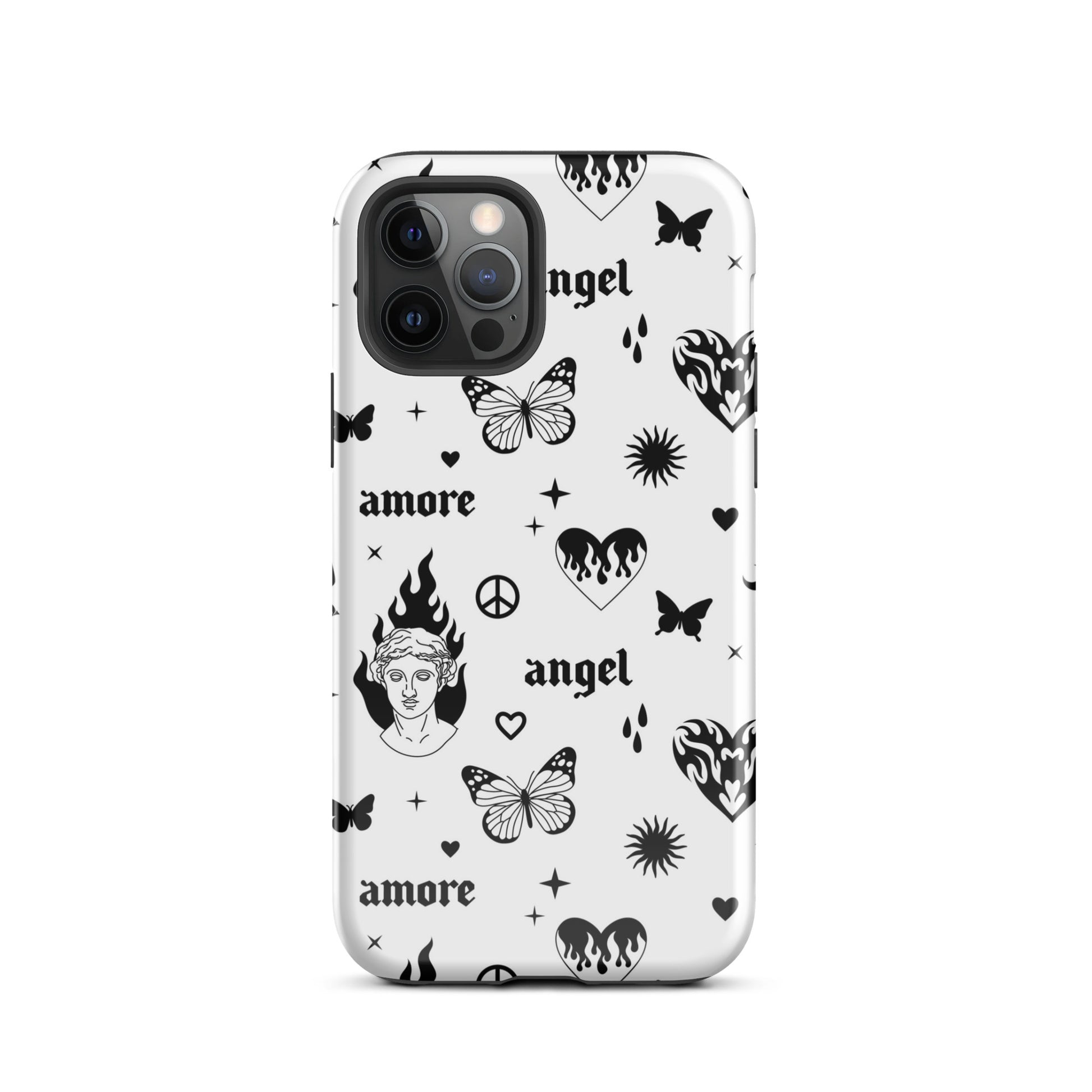 Y2K Angel Heart iPhone Case iPhone 12 Pro Glossy