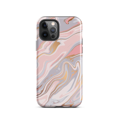 Rose Marble iPhone Case iPhone 12 Pro Glossy