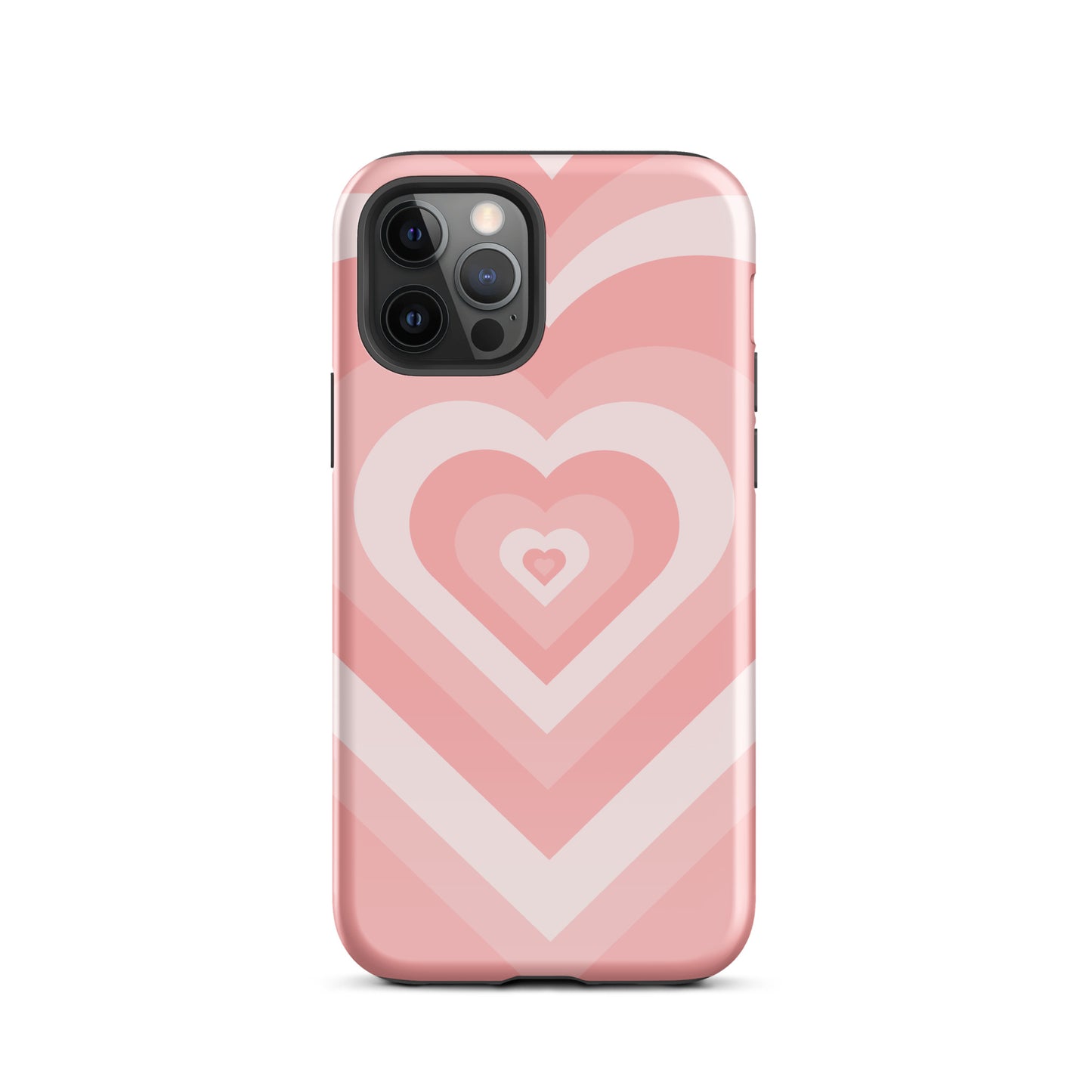 Pink Hearts iPhone Case iPhone 12 Pro Glossy