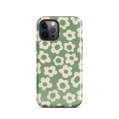 Green Las Flores iPhone Case iPhone 12 Pro Glossy
