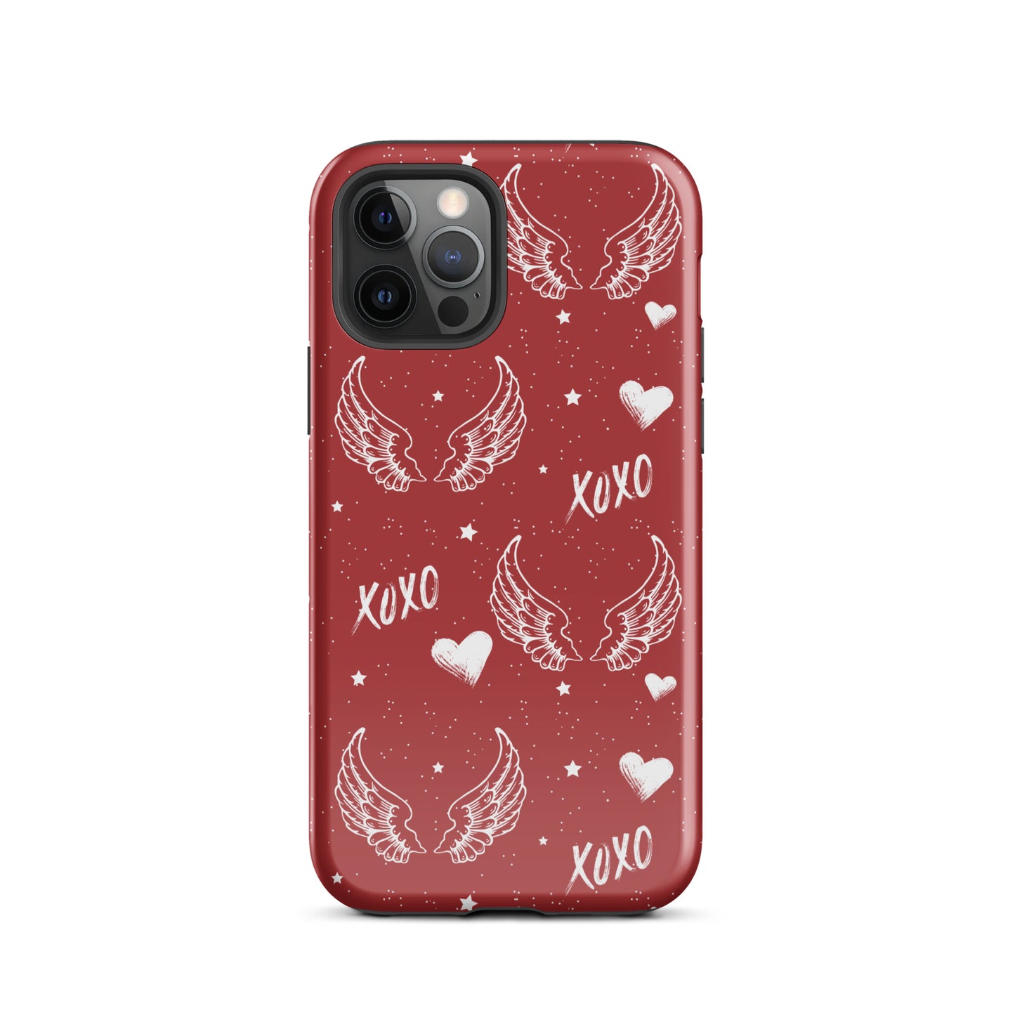 Y2K Red Angel Wings iPhone Case