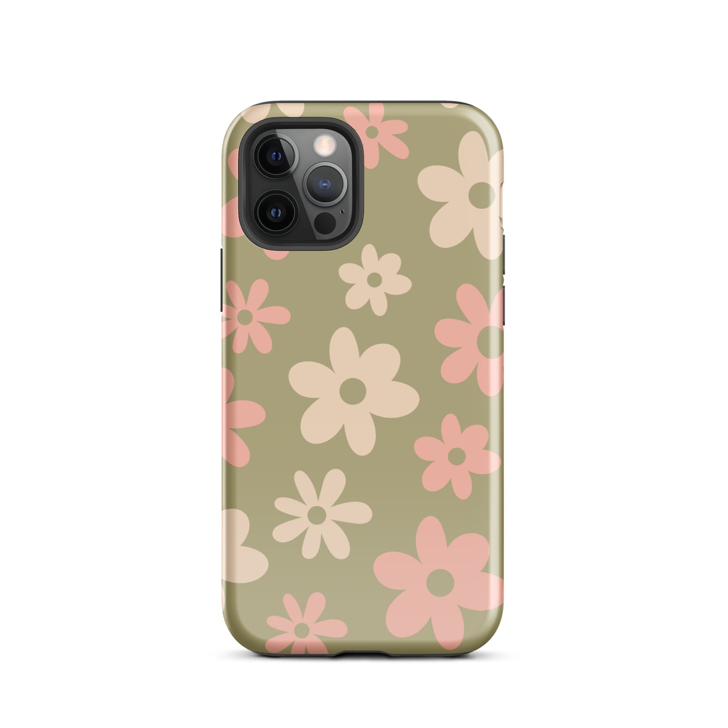 Green Flower Power iPhone Case