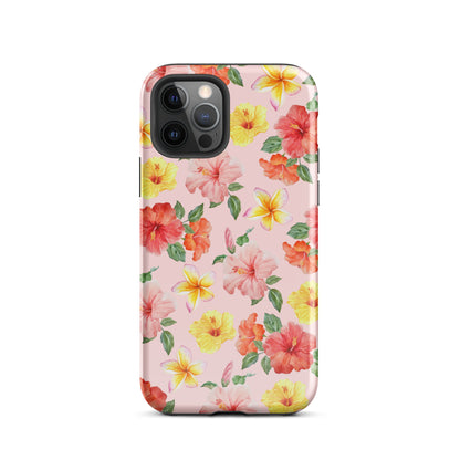 Pink Hibiscus Bloom iPhone Case