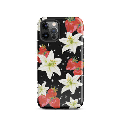 Tiger Lilies & Strawberries iPhone Case