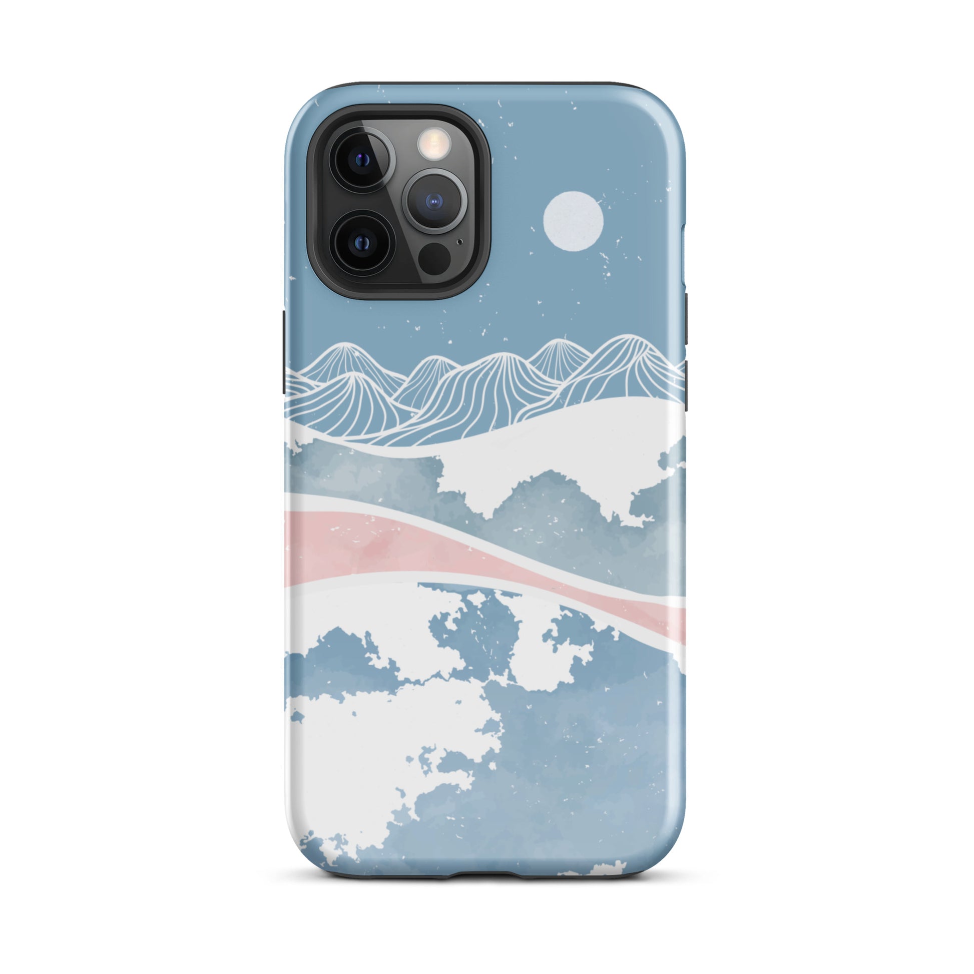 Blue Winter Night iPhone Case iPhone 12 Pro Max Glossy