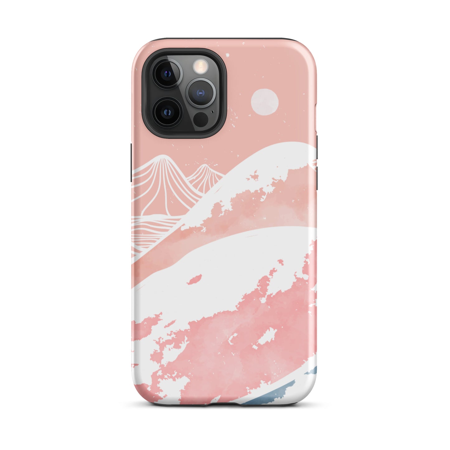 Pink Winter Night iPhone Case iPhone 12 Pro Max Glossy