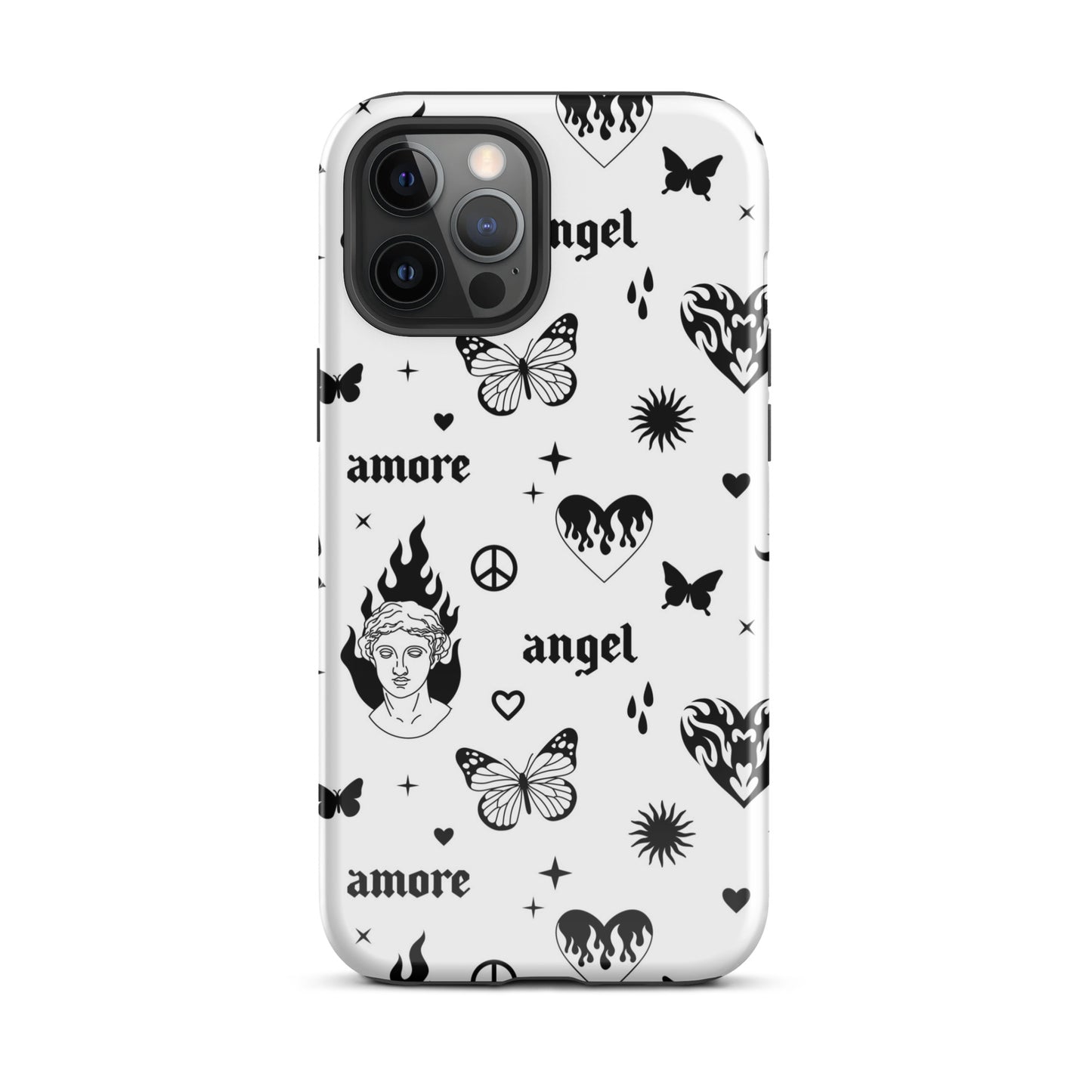 Y2K Angel Heart iPhone Case iPhone 12 Pro Max Glossy