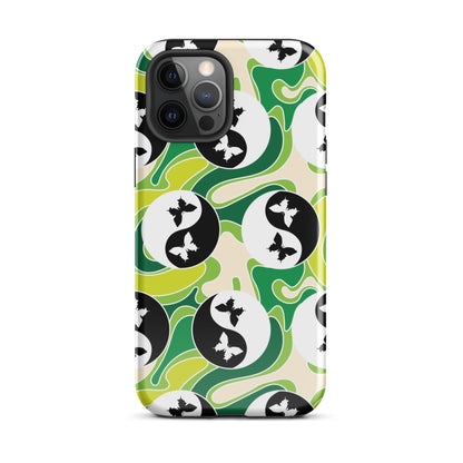 Yin Yang Butterfly iPhone Case Glossy iPhone 12 Pro Max