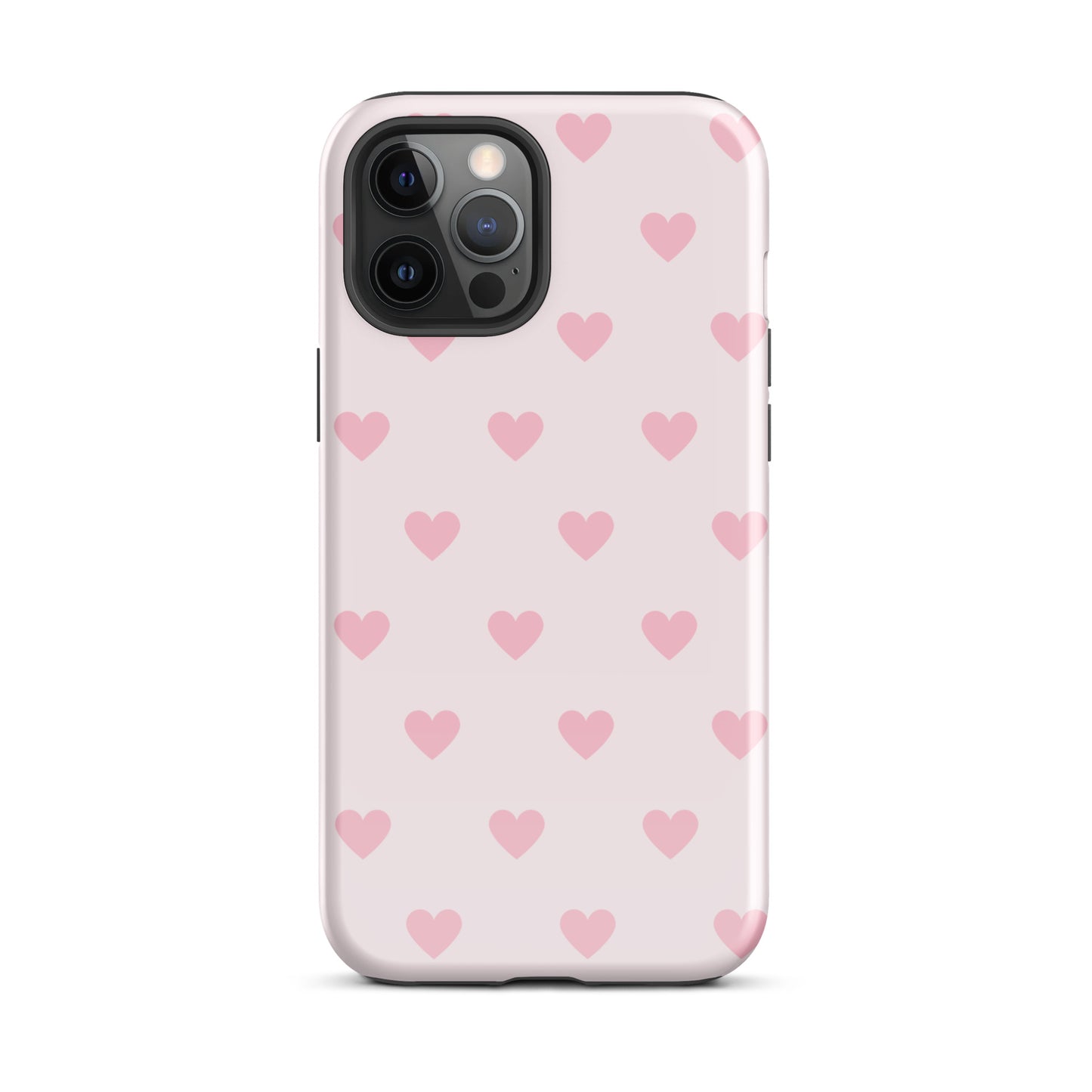 Light Pink Hearts iPhone Case