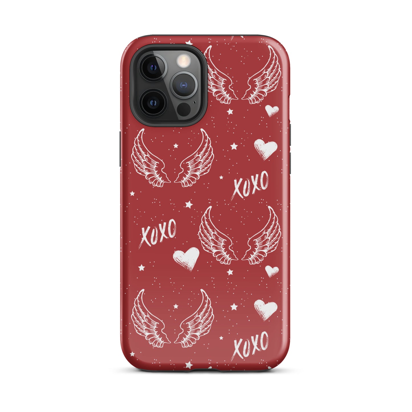 Y2K Red Angel Wings iPhone Case