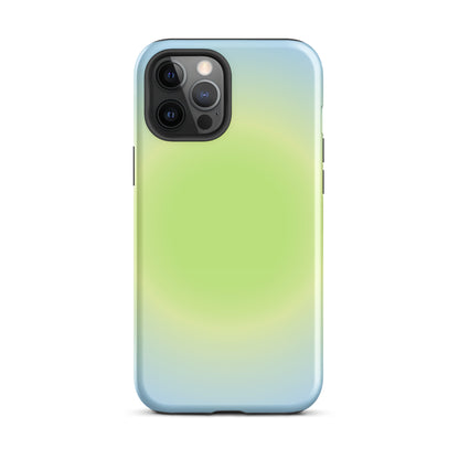 Green & Blue Aura iPhone Case