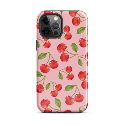 Cherry Rain iPhone Case