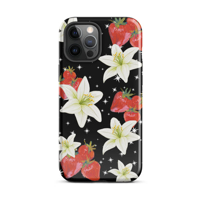 Tiger Lilies & Strawberries iPhone Case