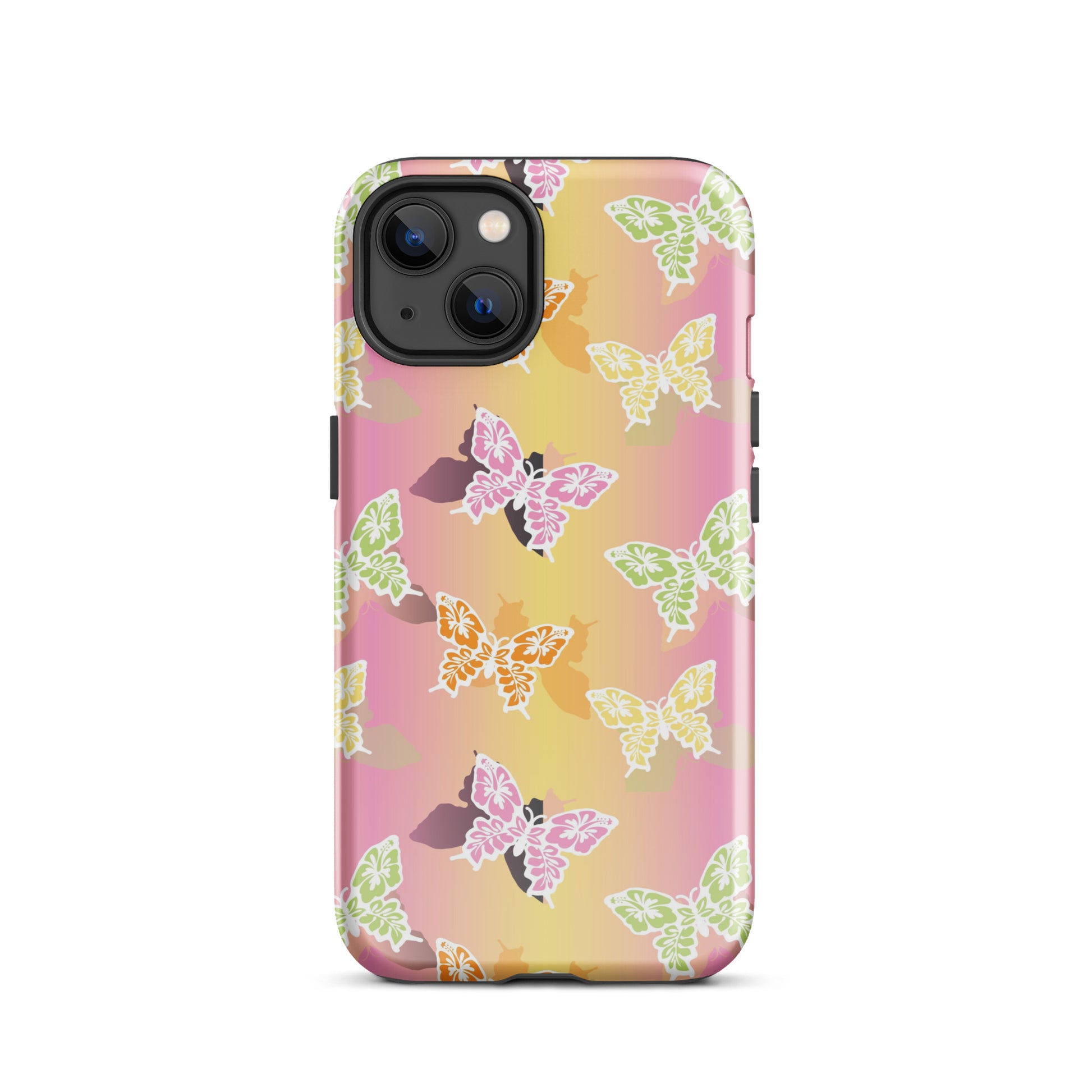 Butterfly Gradient iPhone Case Glossy iPhone 13