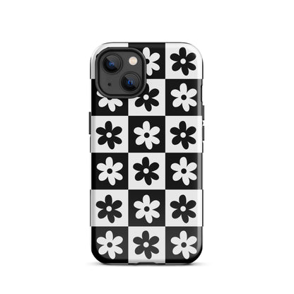 Black & White Garden iPhone Case iPhone 13 Glossy