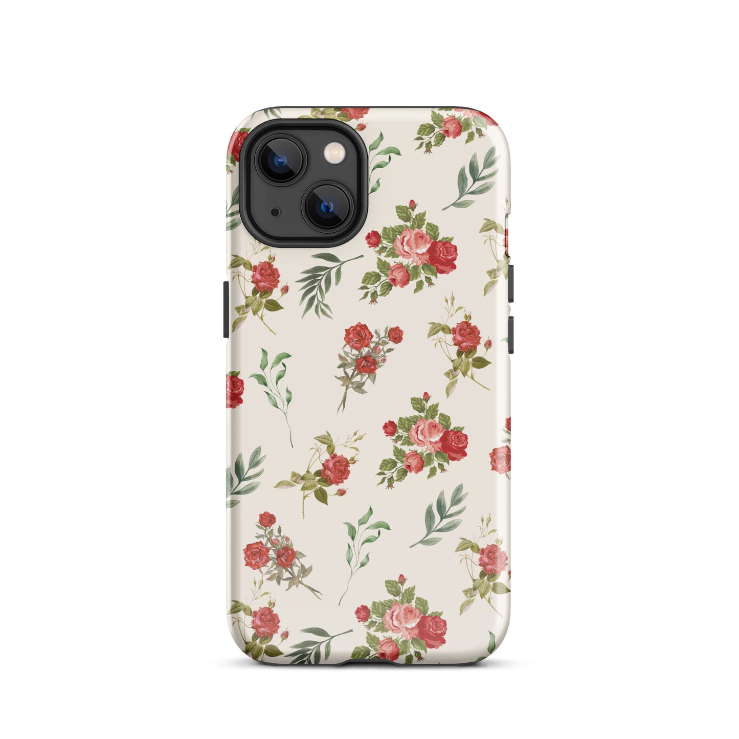 Red Vintage Roses iPhone Case