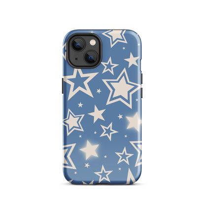 Blue Stardust iPhone Case