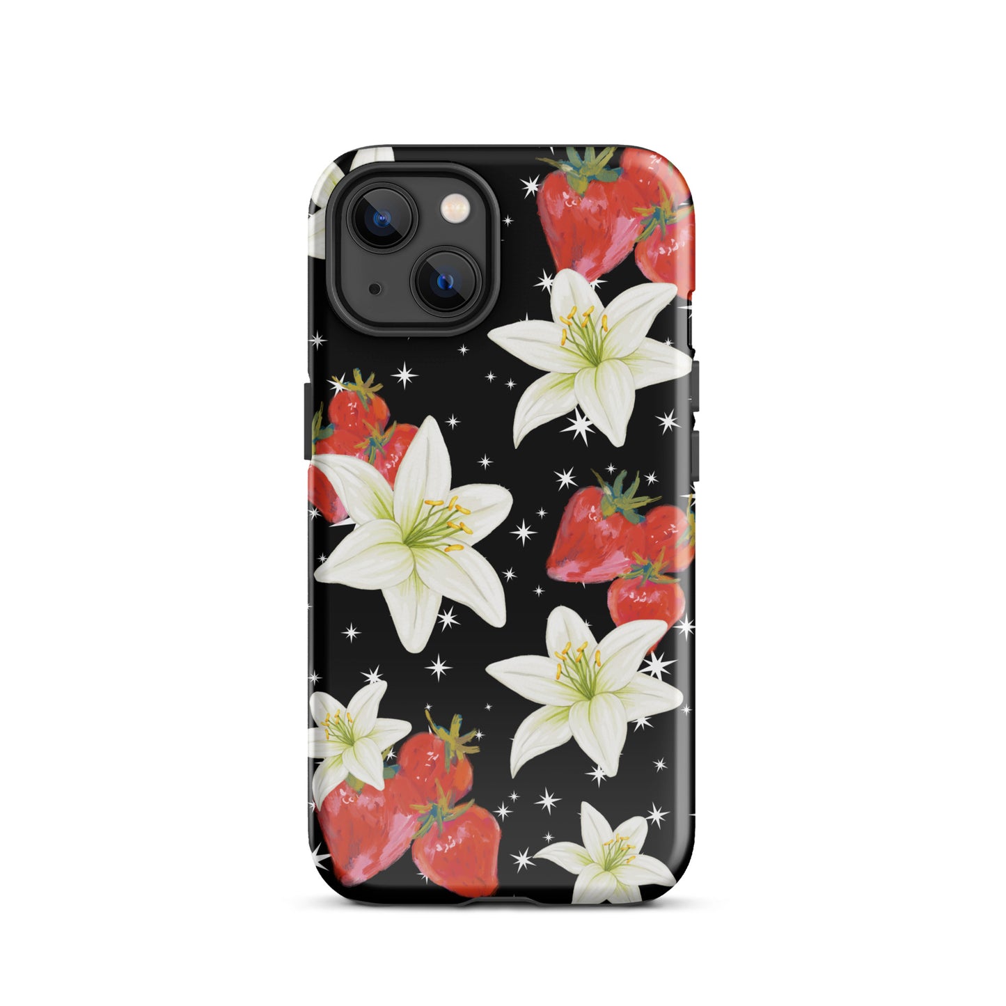 Tiger Lilies & Strawberries iPhone Case