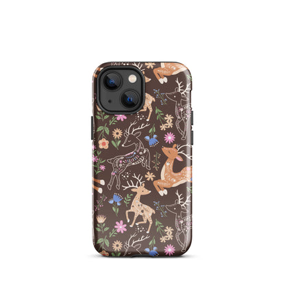Deer Meadow iPhone Case iPhone 13 mini Glossy
