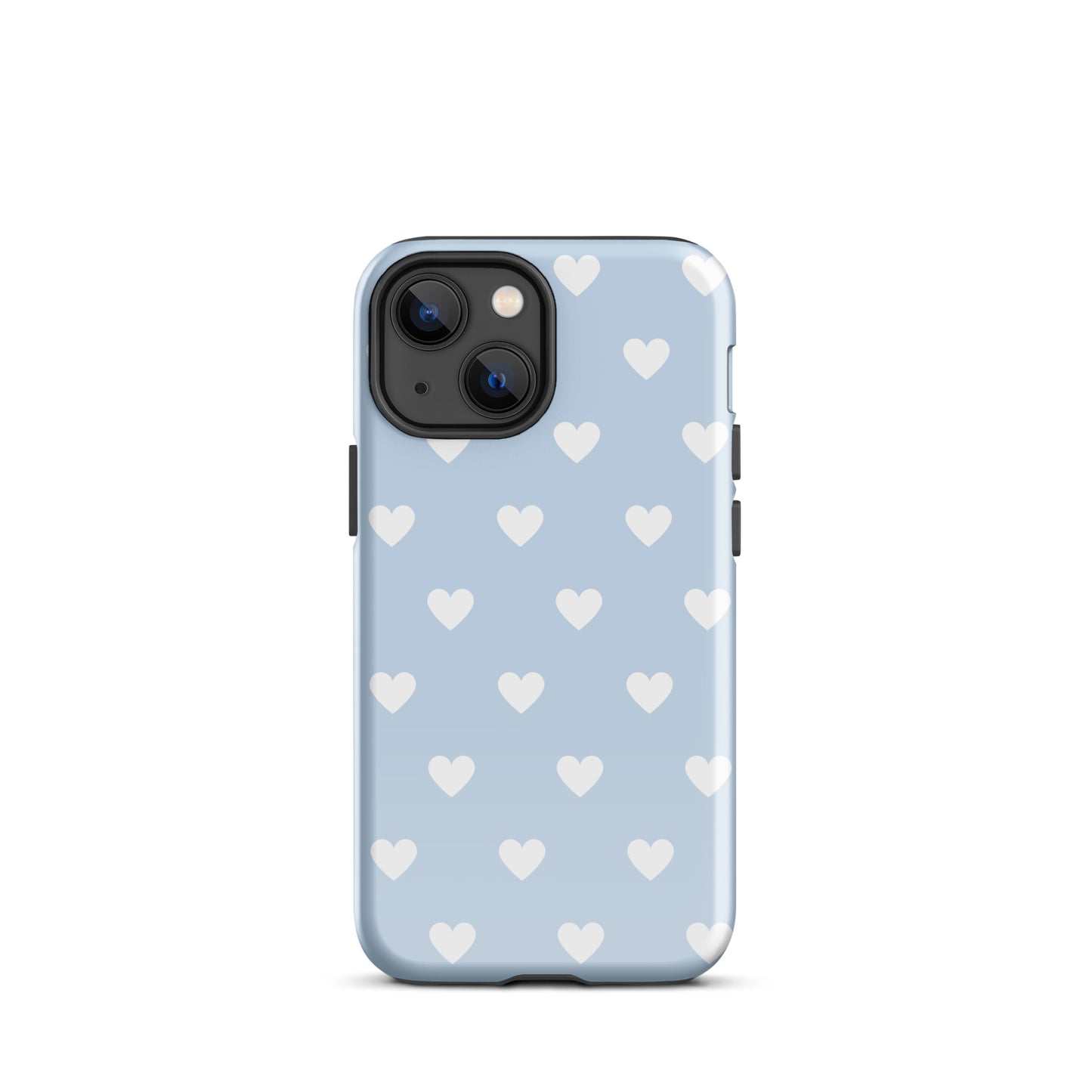 Blue Hearts iPhone Case