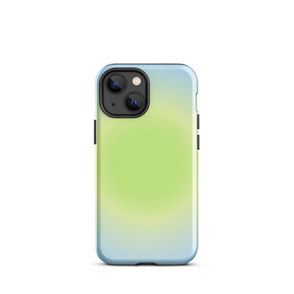 Green & Blue Aura iPhone Case