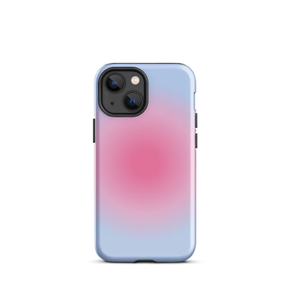 Pink & Blue Aura iPhone Case