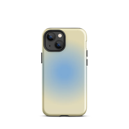 Blue & Yellow Aura iPhone Case