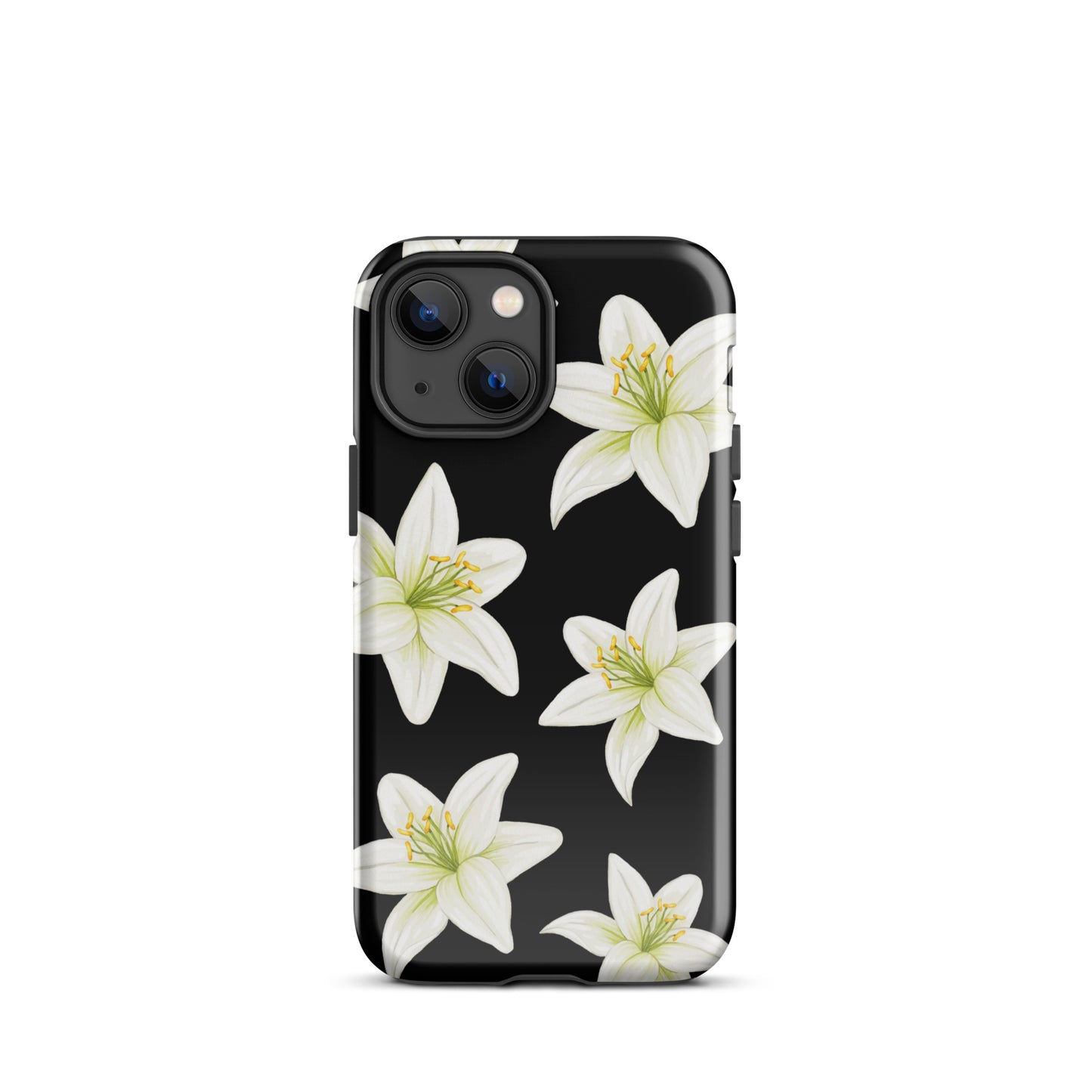 Black Tiger Lily iPhone Case