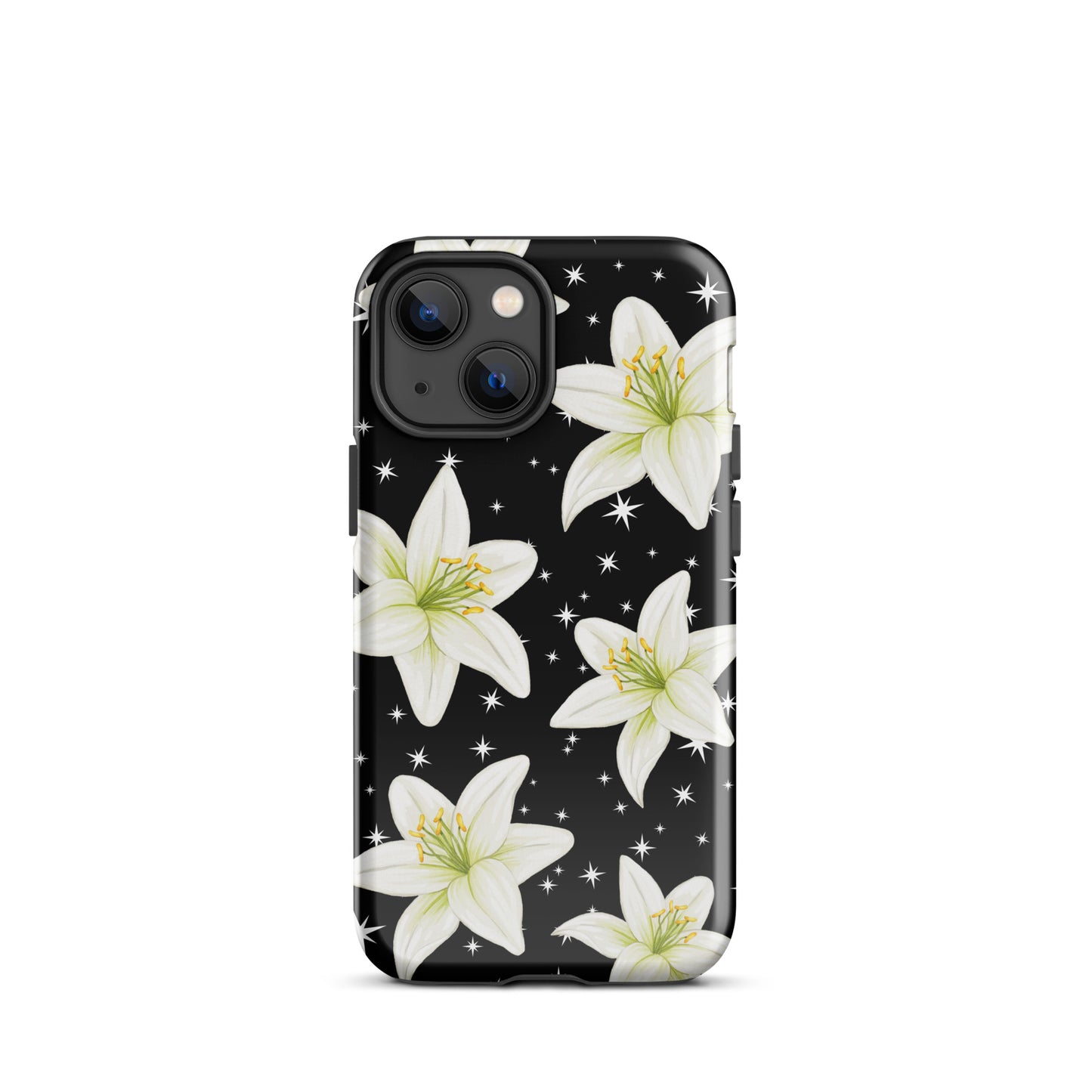 Tiger Lilies & Stars iPhone Case