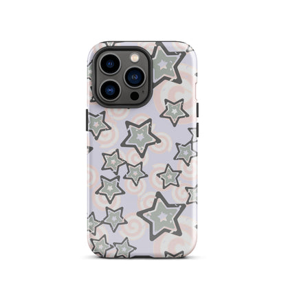 Y2K Gray Star iPhone Case Glossy iPhone 13 Pro