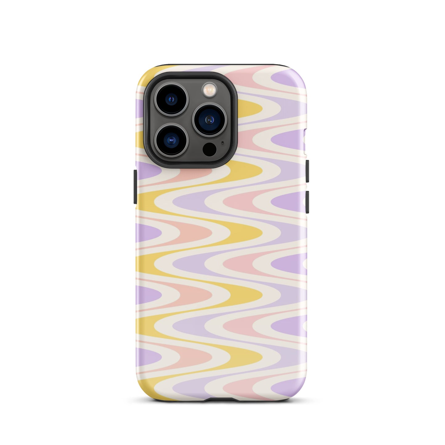 Pastel Retro Wavy iPhone Case iPhone 13 Pro Glossy