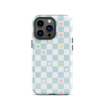 Stars Checkered iPhone Case iPhone 13 Pro Glossy