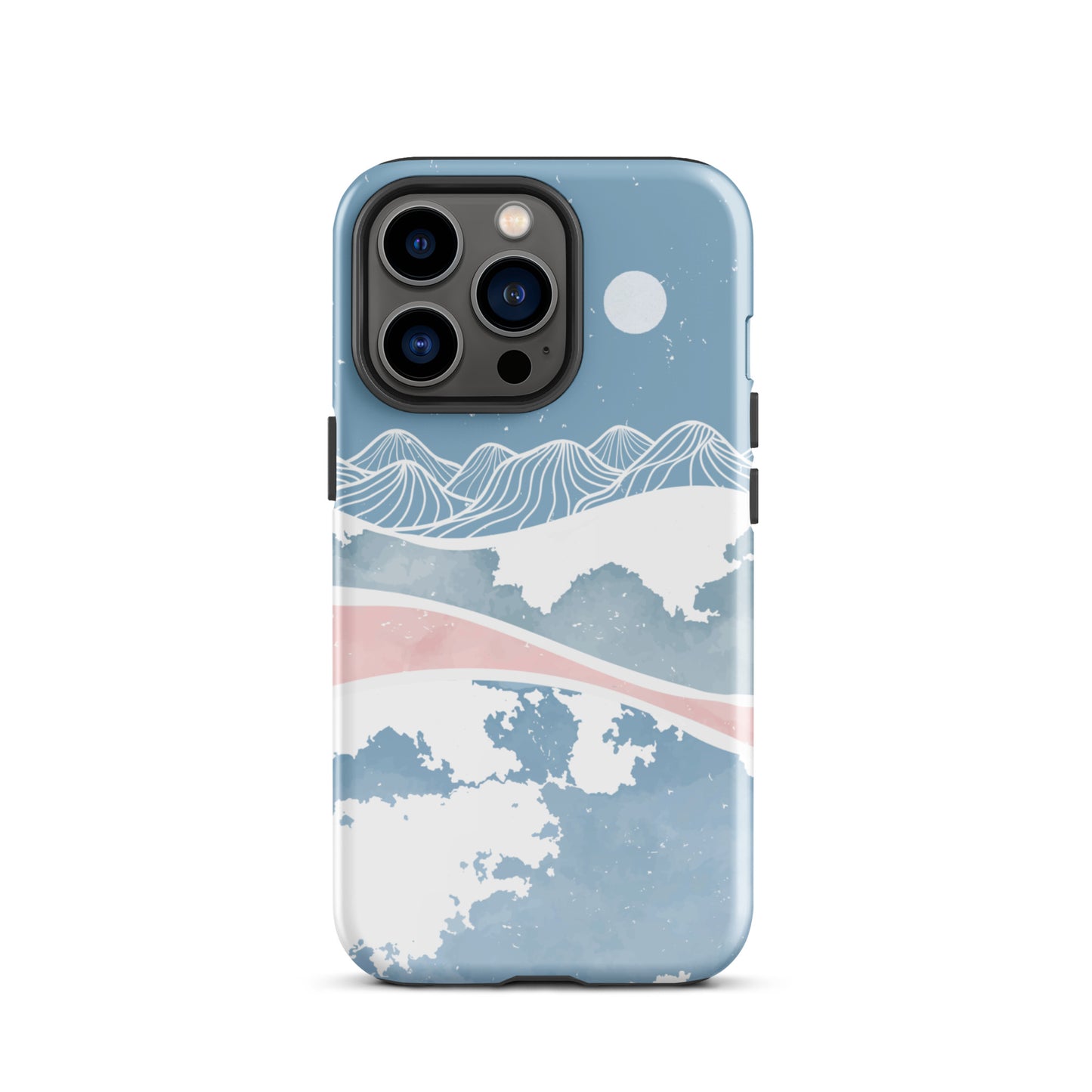 Blue Winter Night iPhone Case iPhone 13 Pro Glossy