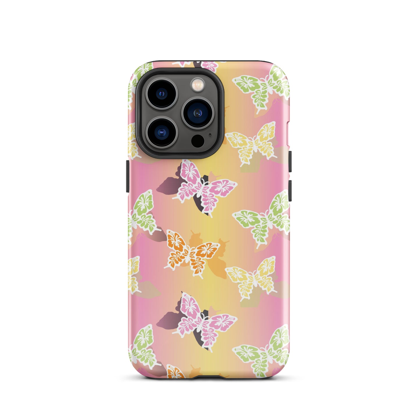 Butterfly Gradient iPhone Case Glossy iPhone 13 Pro