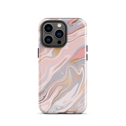 Rose Marble iPhone Case iPhone 13 Pro Glossy