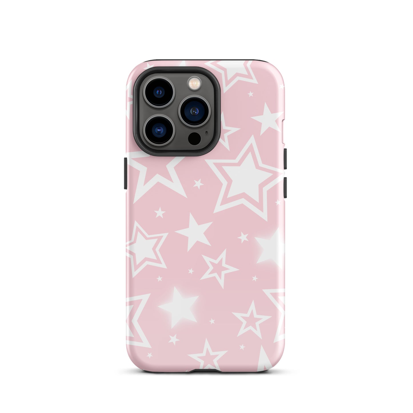 Y2K Pink Stars iPhone Case