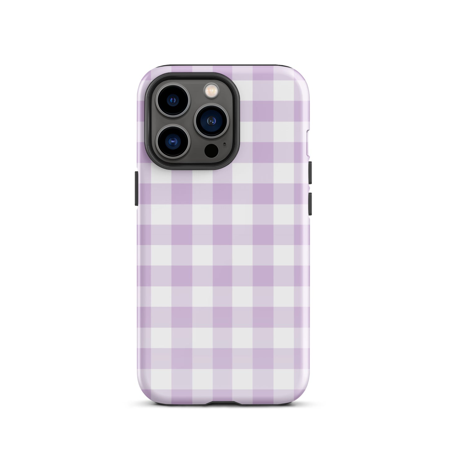 Purple Gingham iPhone Case