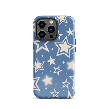 Blue Stardust iPhone Case