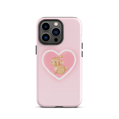 Heart Bunny iPhone Case