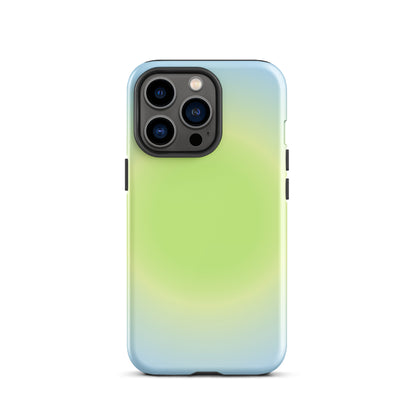 Green & Blue Aura iPhone Case