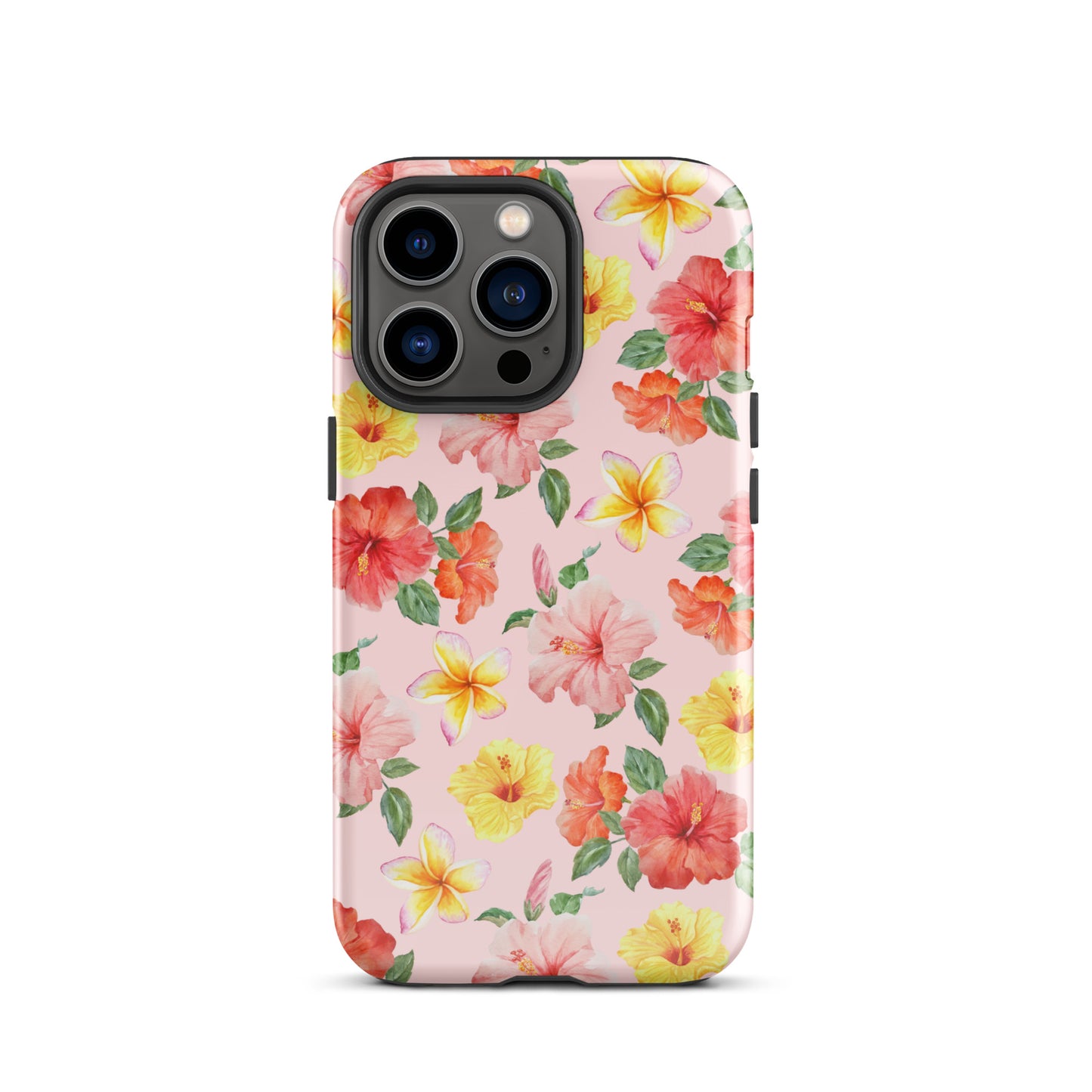 Pink Hibiscus Bloom iPhone Case