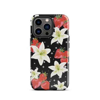 Tiger Lilies & Strawberries iPhone Case