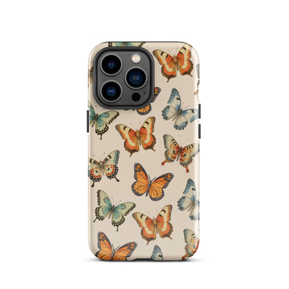 Vintage Butterflies iPhone Case