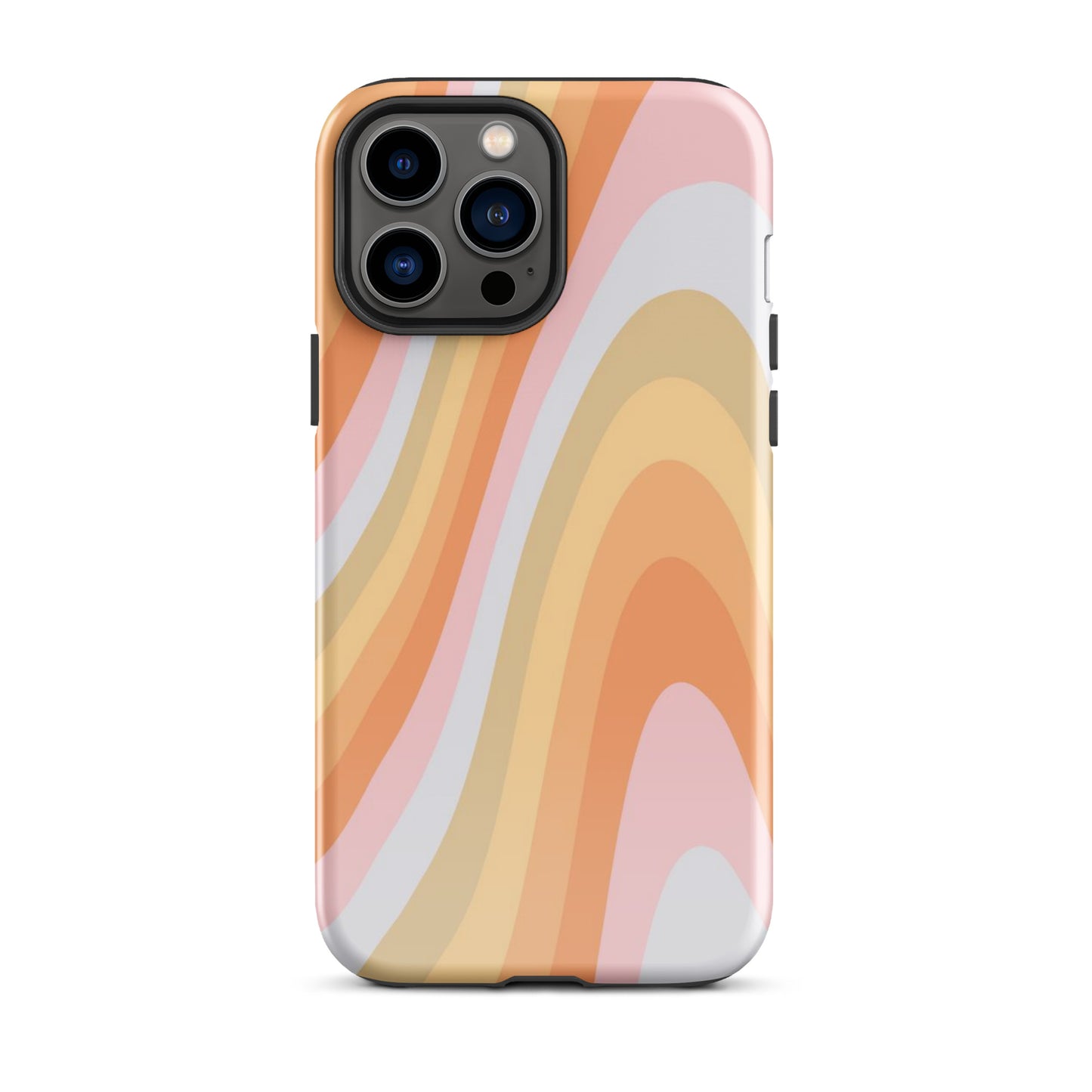 Rainbow Waves iPhone Case iPhone 13 Pro Max Glossy