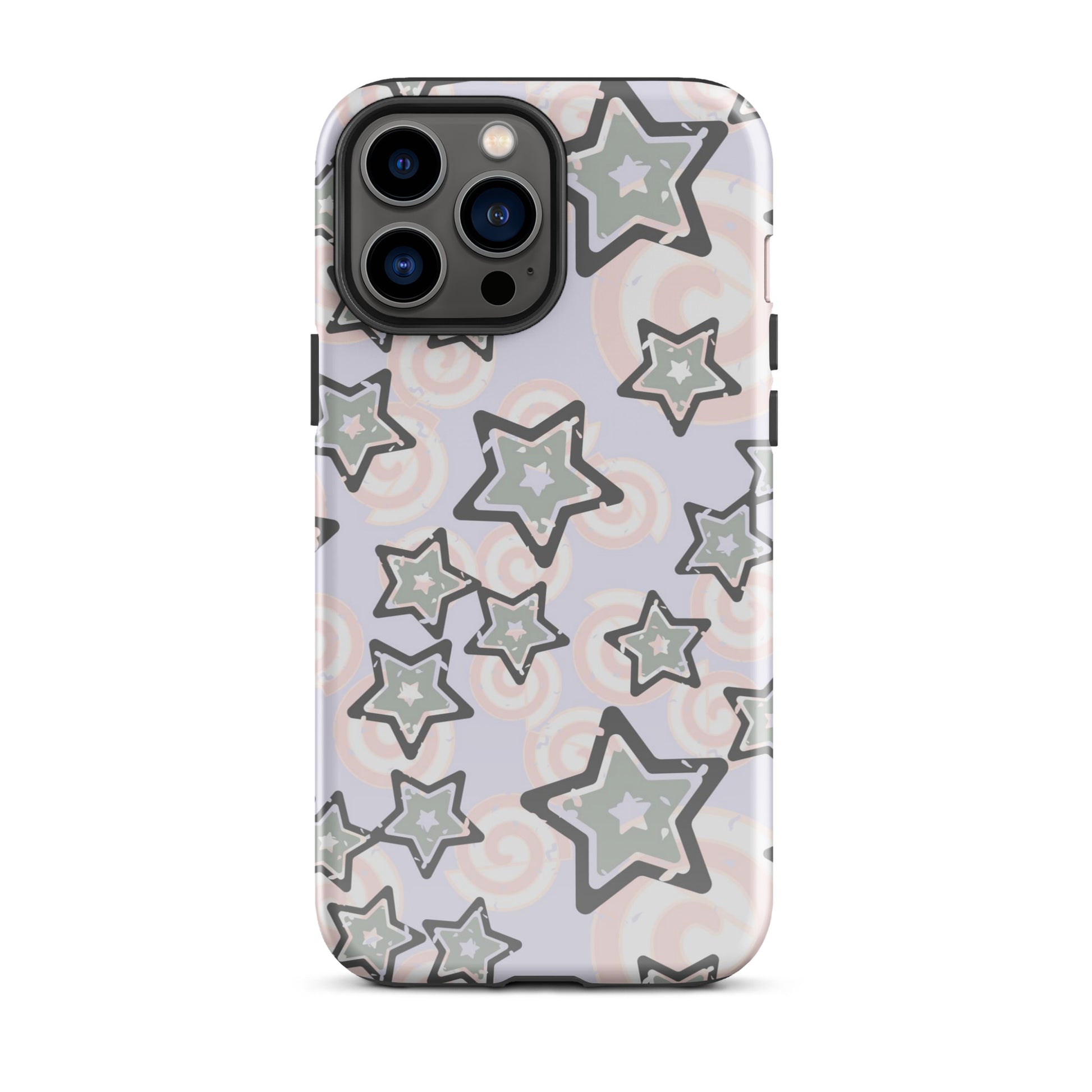 Y2K Gray Star iPhone Case Glossy iPhone 13 Pro Max