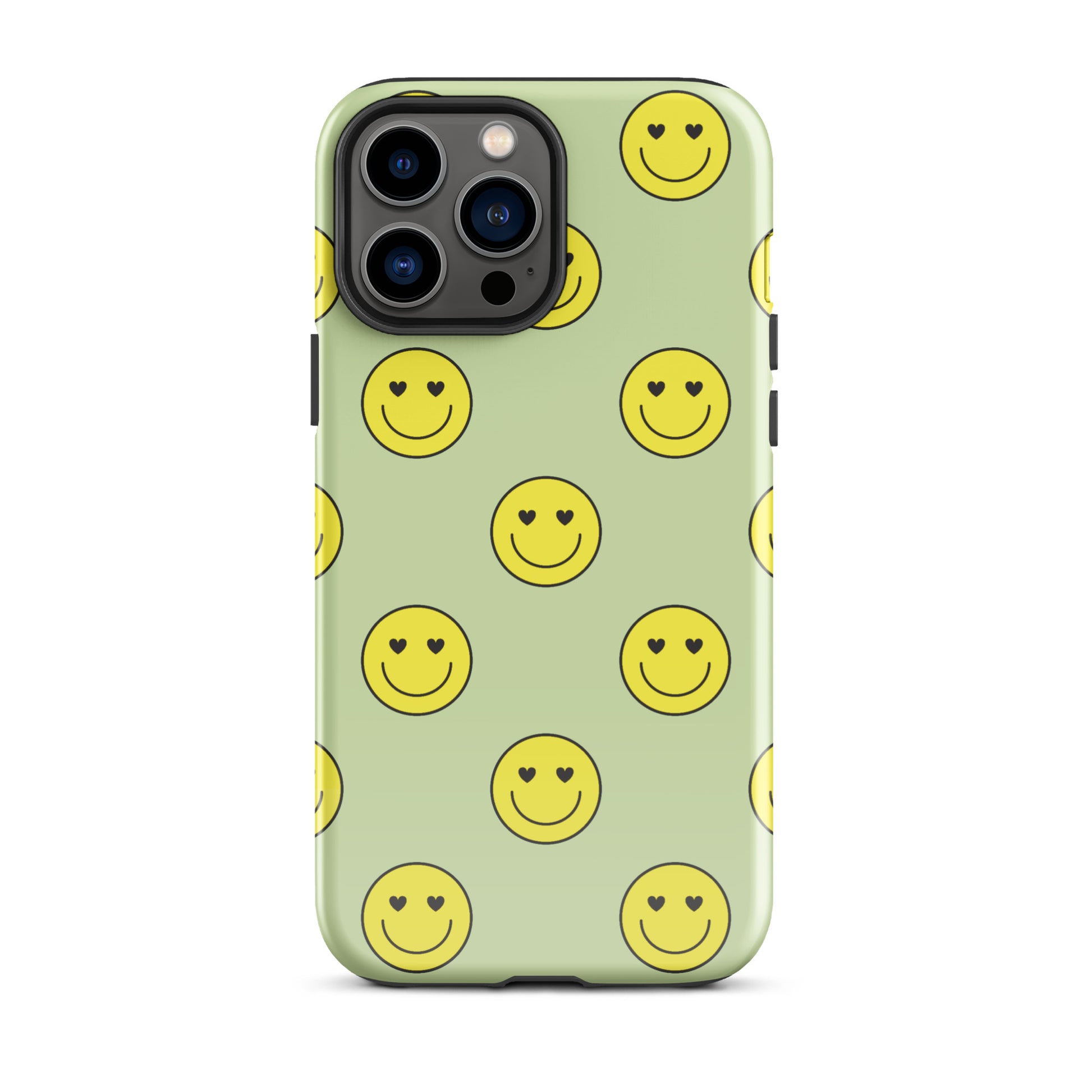 Neon Smiley Faces iPhone Case iPhone 13 Pro Max Glossy