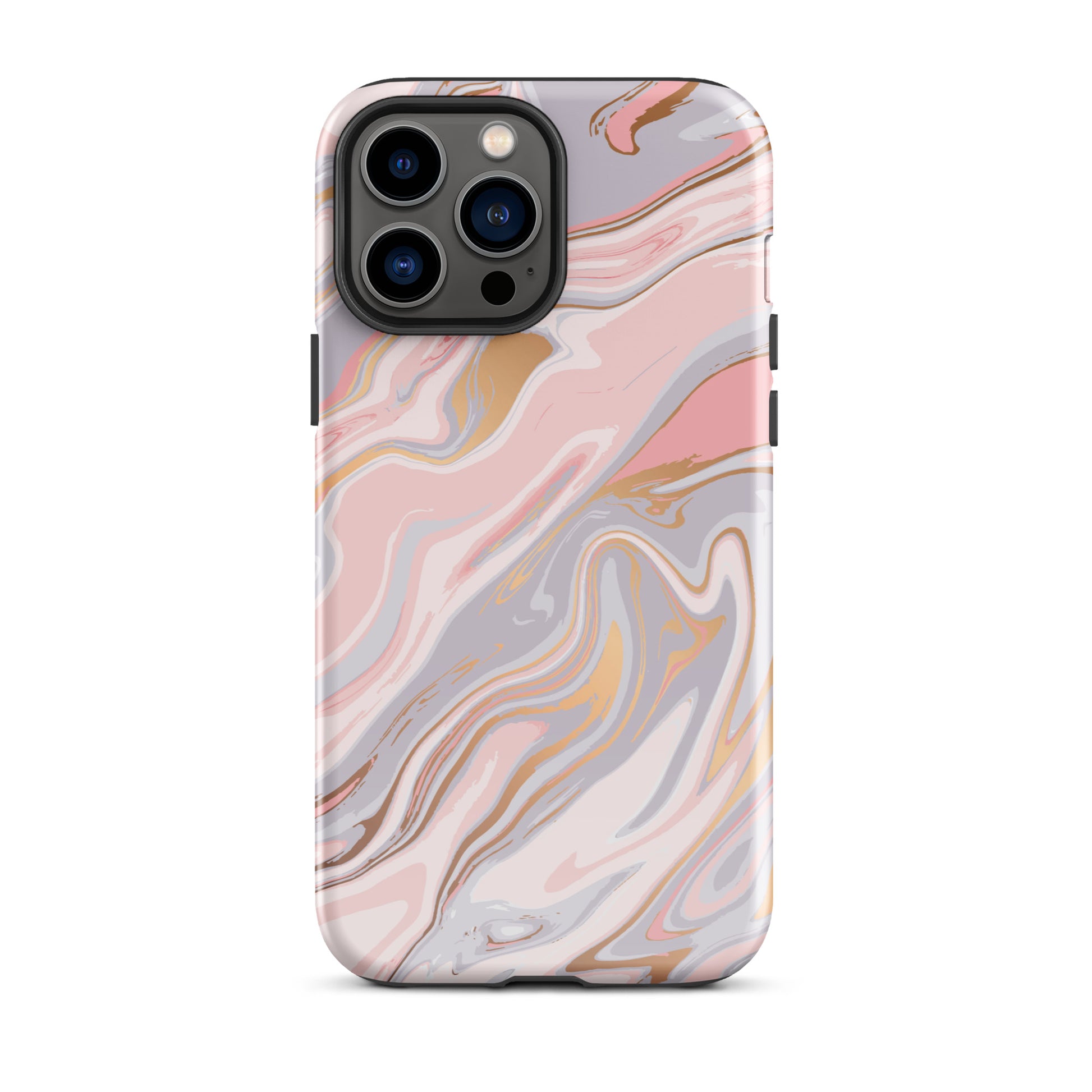 Rose Marble iPhone Case iPhone 13 Pro Max Glossy
